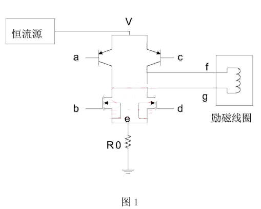 電磁流量計勵磁控制系統(tǒng)示意圖