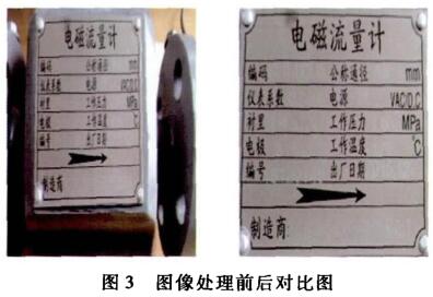 圖像處理前后對比圖
